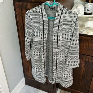 Stretchy open cardigan jacket